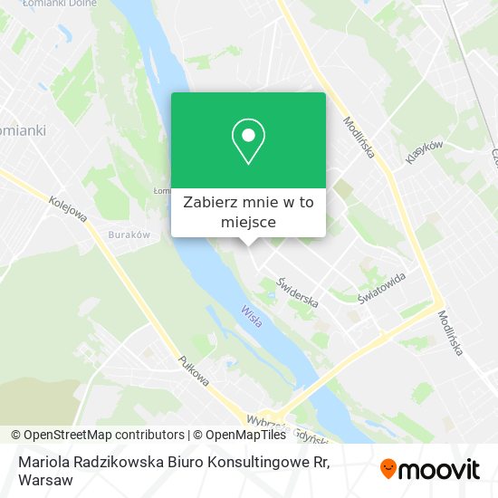 Mapa Mariola Radzikowska Biuro Konsultingowe Rr