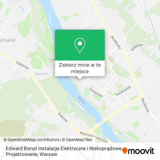 Mapa Edward Boruń Instalacje Elektryczne i Niskoprądowe Projektowanie