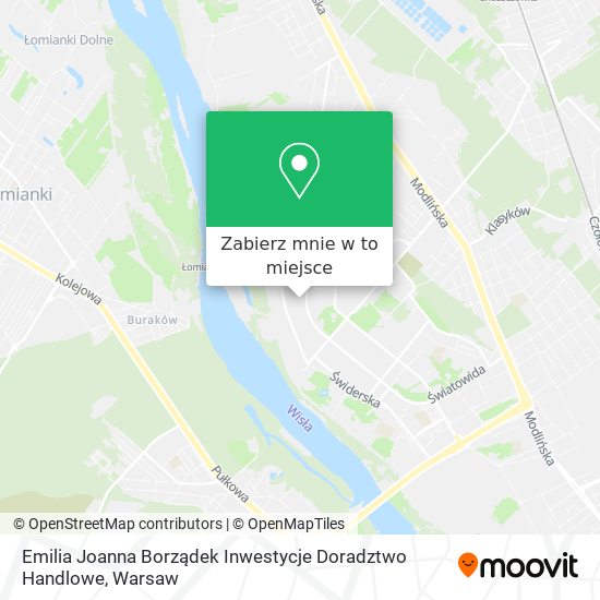 Mapa Emilia Joanna Borządek Inwestycje Doradztwo Handlowe