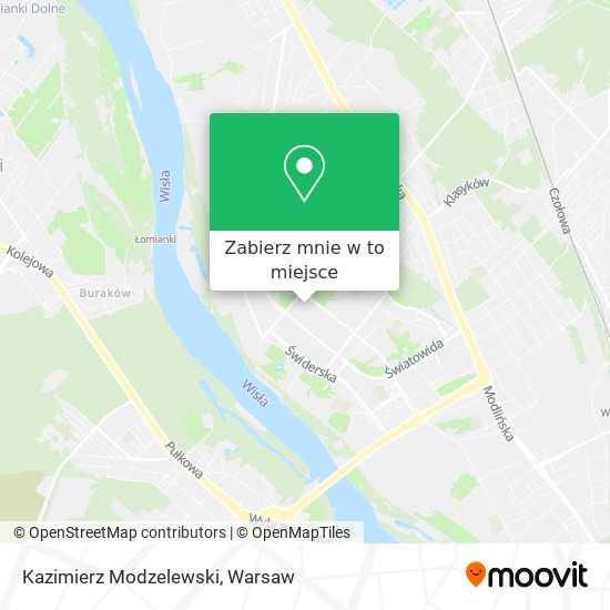 Mapa Kazimierz Modzelewski