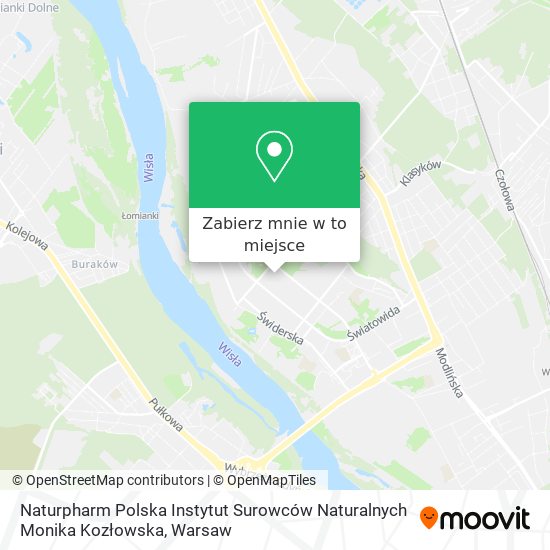 Mapa Naturpharm Polska Instytut Surowców Naturalnych Monika Kozłowska