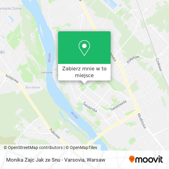 Mapa Monika Zajc Jak ze Snu - Varsovia