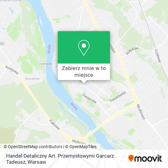 Mapa Handel Detaliczny Art. Przemysłowymi Garcarz Tadeusz