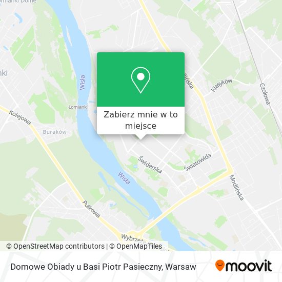 Mapa Domowe Obiady u Basi Piotr Pasieczny