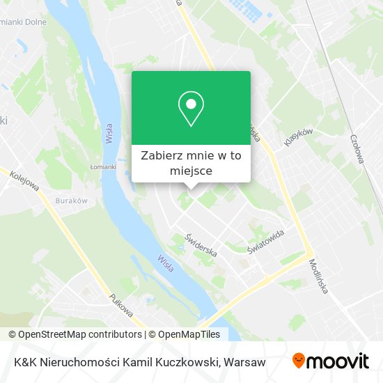 Mapa K&K Nieruchomości Kamil Kuczkowski