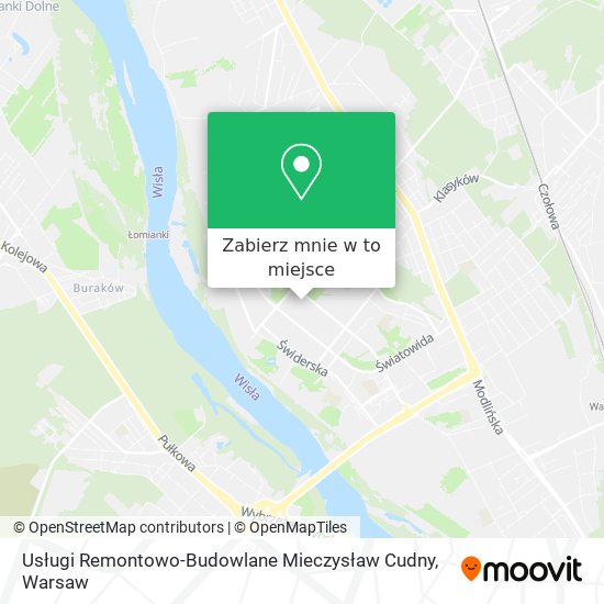 Mapa Usługi Remontowo-Budowlane Mieczysław Cudny