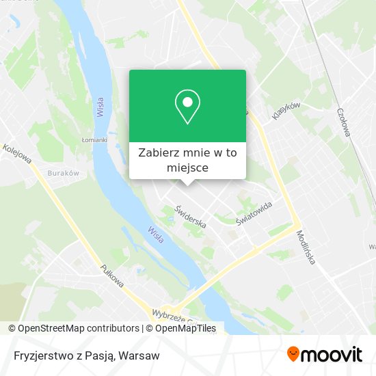 Mapa Fryzjerstwo z Pasją