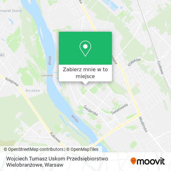 Mapa Wojciech Tumasz Uskom Przedsiębiorstwo Wielobranżowe