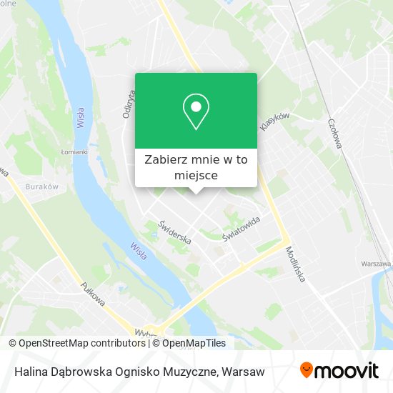 Mapa Halina Dąbrowska Ognisko Muzyczne