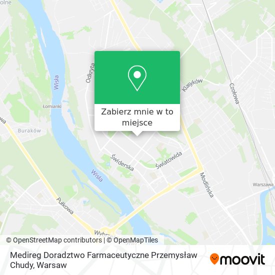 Mapa Medireg Doradztwo Farmaceutyczne Przemysław Chudy