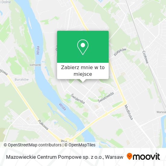 Mapa Mazowieckie Centrum Pompowe sp. z o.o.