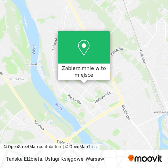 Mapa Tańska Elżbieta. Usługi Księgowe