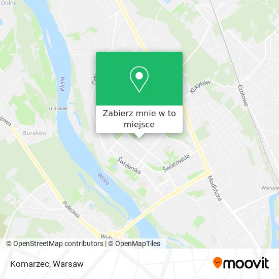 Mapa Komarzec