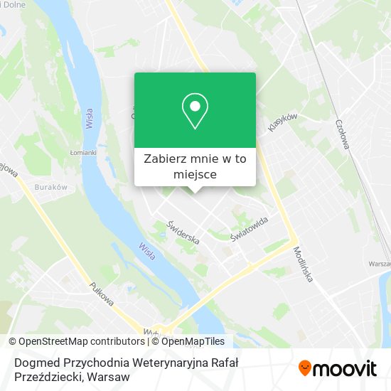 Mapa Dogmed Przychodnia Weterynaryjna Rafał Przeździecki