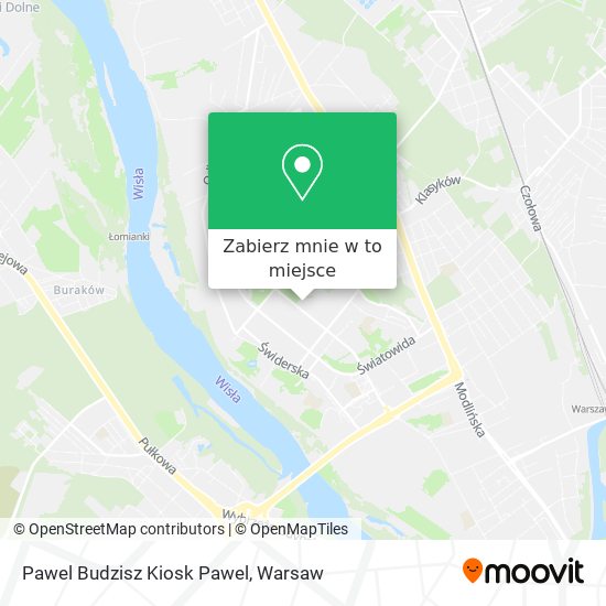 Mapa Pawel Budzisz Kiosk Pawel