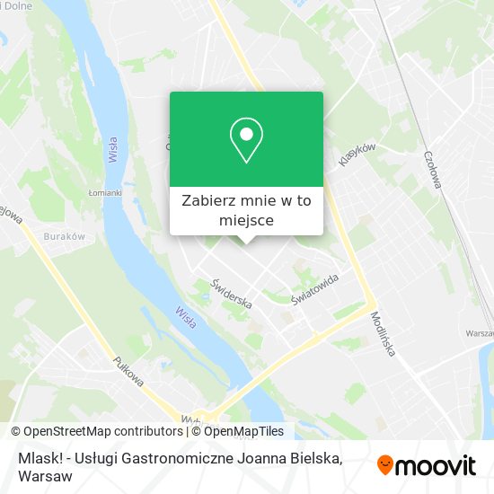 Mapa Mlask! - Usługi Gastronomiczne Joanna Bielska