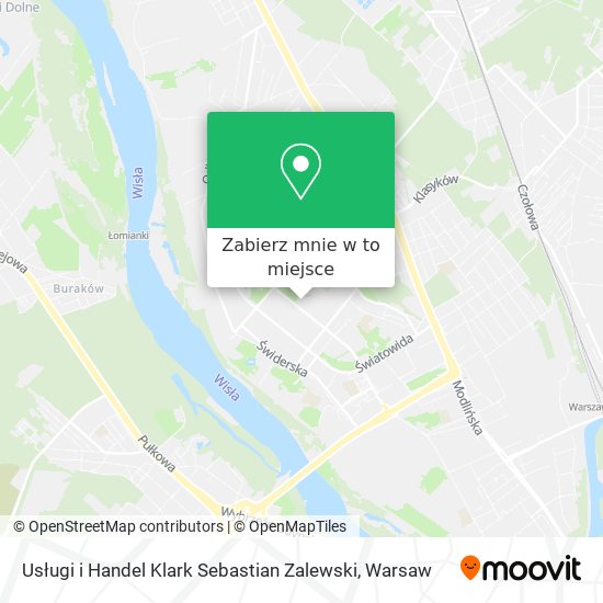 Mapa Usługi i Handel Klark Sebastian Zalewski