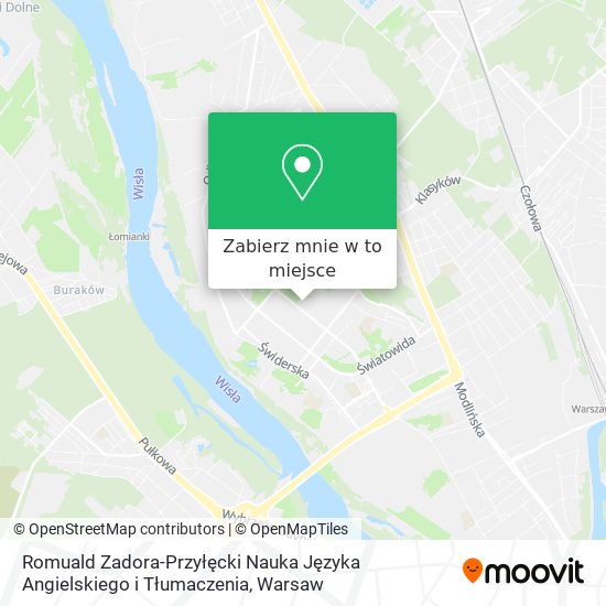 Mapa Romuald Zadora-Przyłęcki Nauka Języka Angielskiego i Tłumaczenia