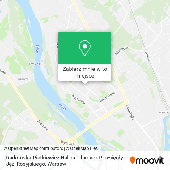 Mapa Radomska-Pietkiewicz Halina. Tłumacz Przysięgły Jęz. Rosyjskiego