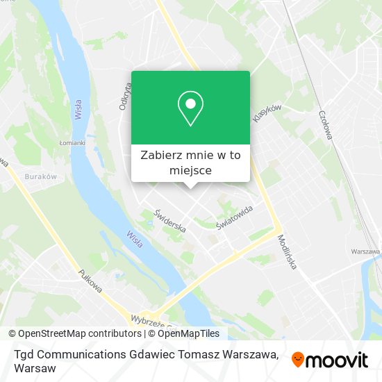 Mapa Tgd Communications Gdawiec Tomasz Warszawa