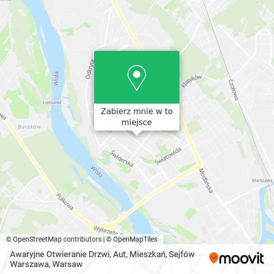 Mapa Awaryjne Otwieranie Drzwi, Aut, Mieszkań, Sejfów Warszawa