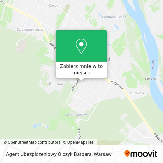 Mapa Agent Ubezpiczeniowy Olczyk Barbara