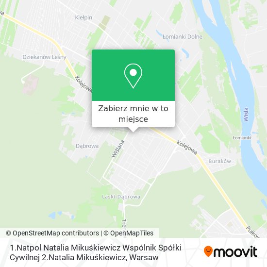 Mapa 1.Natpol Natalia Mikuśkiewicz Wspólnik Spółki Cywilnej 2.Natalia Mikuśkiewicz