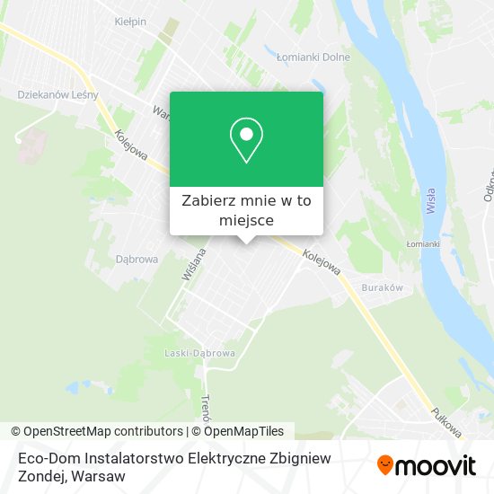 Mapa Eco-Dom Instalatorstwo Elektryczne Zbigniew Zondej