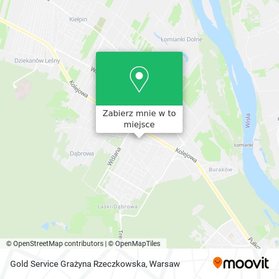 Mapa Gold Service Grażyna Rzeczkowska