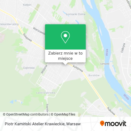 Mapa Piotr Kamiński Atelier Krawieckie