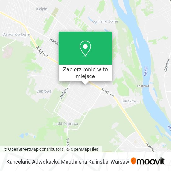 Mapa Kancelaria Adwokacka Magdalena Kalińska