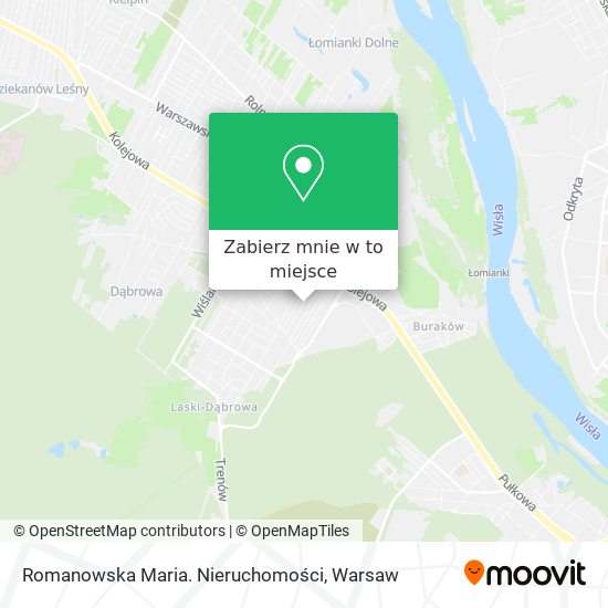 Mapa Romanowska Maria. Nieruchomości