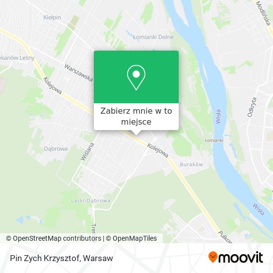 Mapa Pin Zych Krzysztof