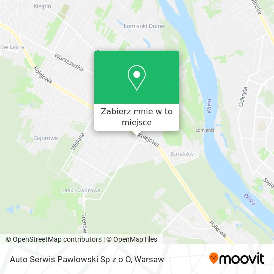 Mapa Auto Serwis Pawlowski Sp z o O