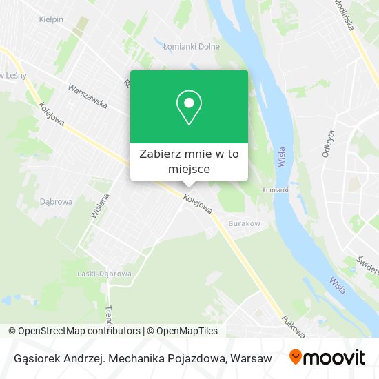 Mapa Gąsiorek Andrzej. Mechanika Pojazdowa