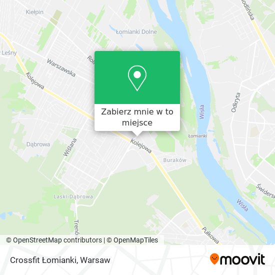 Mapa Crossfit Łomianki