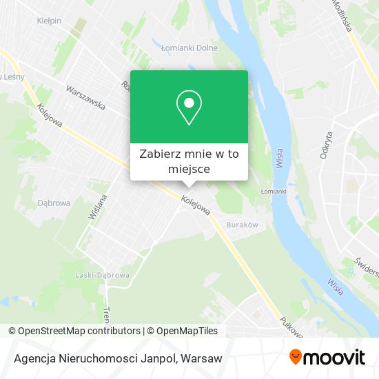 Mapa Agencja Nieruchomosci Janpol