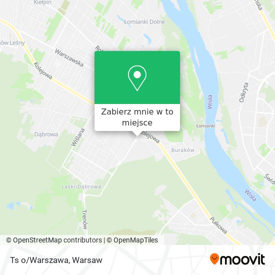 Mapa Ts o/Warszawa