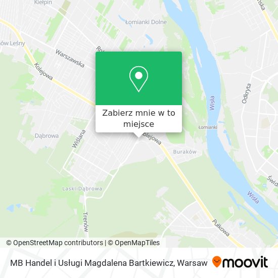 Mapa MB Handel i Usługi Magdalena Bartkiewicz