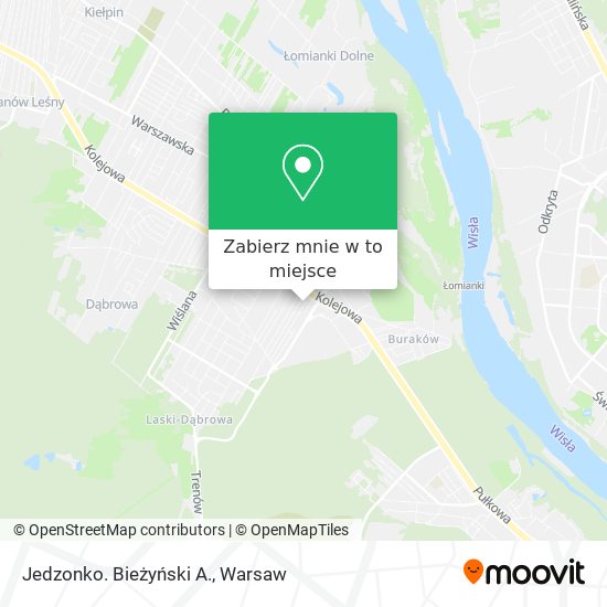 Mapa Jedzonko. Bieżyński A.