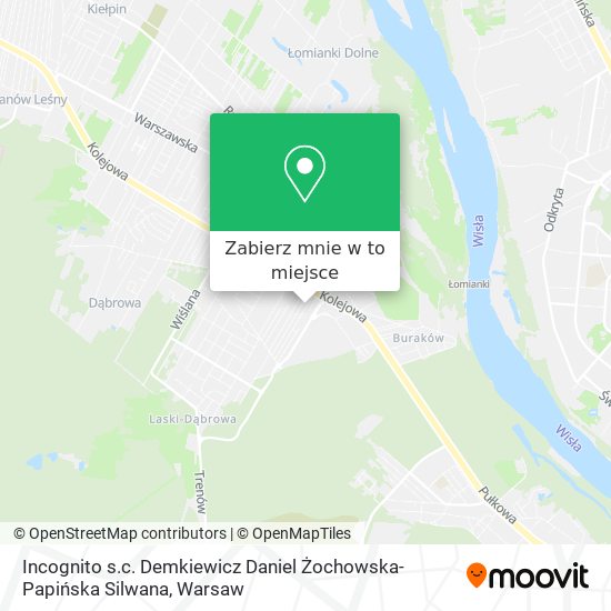 Mapa Incognito s.c. Demkiewicz Daniel Żochowska-Papińska Silwana