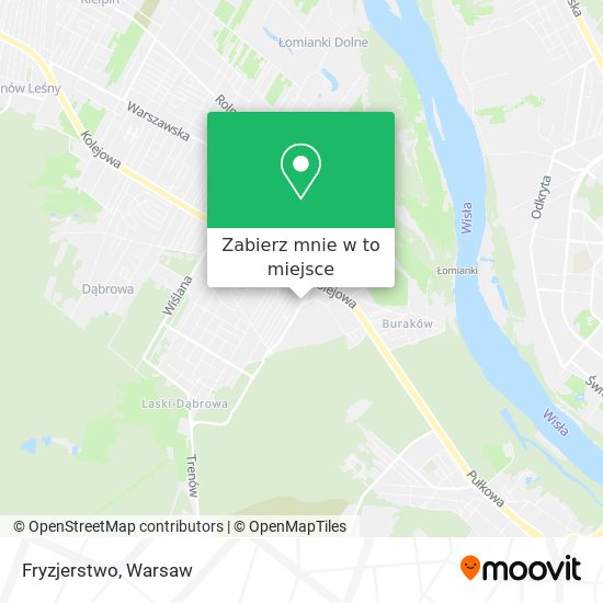 Mapa Fryzjerstwo