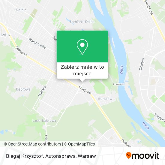 Mapa Biegaj Krzysztof. Autonaprawa