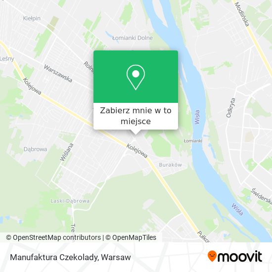 Mapa Manufaktura Czekolady