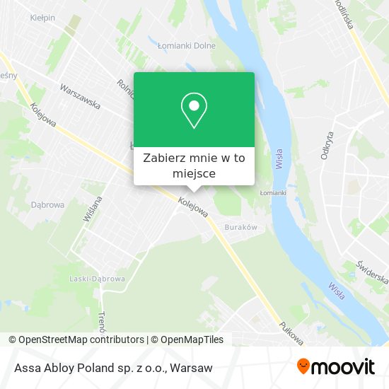 Mapa Assa Abloy Poland sp. z o.o.