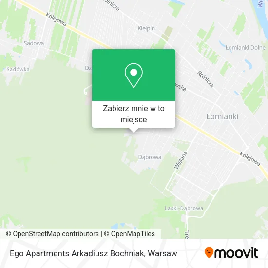 Mapa Ego Apartments Arkadiusz Bochniak