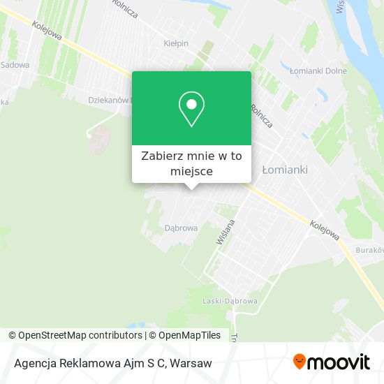 Mapa Agencja Reklamowa Ajm S C