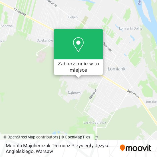 Mapa Mariola Majcherczak Tłumacz Przysięgły Języka Angielskiego