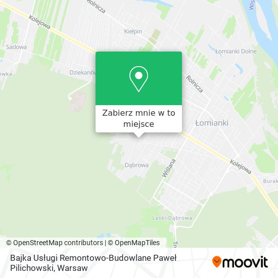 Mapa Bajka Usługi Remontowo-Budowlane Paweł Pilichowski