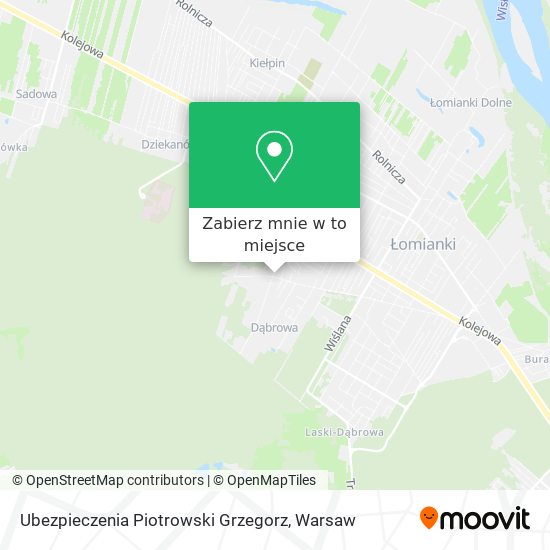 Mapa Ubezpieczenia Piotrowski Grzegorz